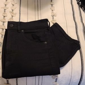 Express 00 black slim jeans